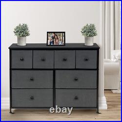 Fabric Dresser for Bedroom Chest of 8 Drawers, Storage Tower, Clothing Organiz