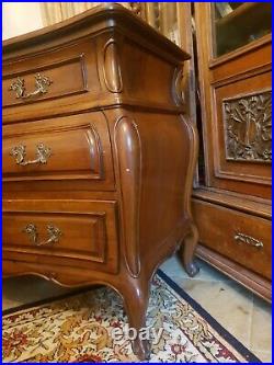 Fantastic Large French Provincial Bombe Chest of Drawers