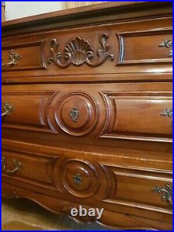 Fantastic Large French Provincial Bombe Chest of Drawers