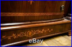 Fine Quality Inlay Mahogany Dresser Chest Of Drawers