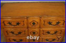 French Provincial Louis XV Style Vintage Custom Quality Dresser Chest of Drawers