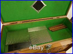 Gerstner W62 13 Drawer Walnut Machinist Tool Box with Key chest wood vintage
