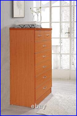 HODEDAH 7 Drawer Wood Dresser for Bedroom, 31.5 inch Wide Chest of Drawers