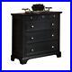 HOMESTYLES Chest Of Drawers 36Hx36Wx16.5D 4-Drawer Engineered Wood Black