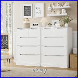 HOSTACK Modern 5 Drawer Dresser for Bedroom, Chest of Drawers with Storage, Wood