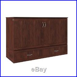 Hamilton Murphy Bed Chest Queen Walnut with Charging Station