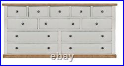 Handmade Rustic Wide Chest of Drawers. Painted Bedroom Furniture. Any Size Made