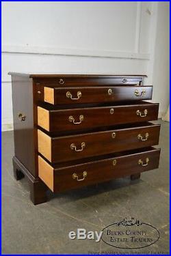 Henkel Harris Mahogany Chippendale Style Bachelors Chest of Drawers