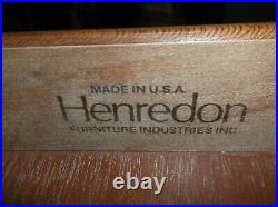 Henredon 4 Drawer Mahogany Silverware Chest/Cabinet on Legs