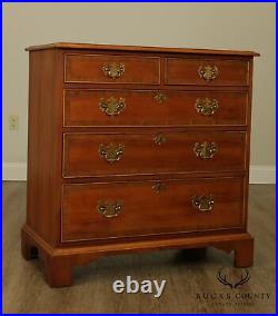 Henredon Aston Court Chippendale Style Yew Wood Chest of Drawers