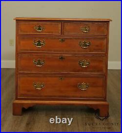 Henredon Aston Court Chippendale Style Yew Wood Chest of Drawers