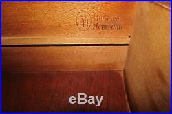 Henredon Banded Mahogany Bow Front Chest, 6 Drawer High Dresser