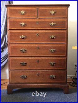 Henredon Tall Chest of Drawers -18th century style 7 drawers LOCAL PICKUP ONLY