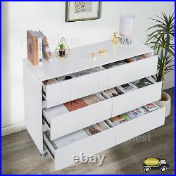 High Gloss Chest of Drawers Storage Bedside Cabinet Dresser Bedroom Furniture