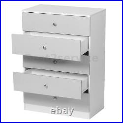 High Gloss Dressers Chest of Drawers 2/5 Drawer Wood Nightstand Bedroom