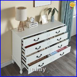 Home Chests of Drawers 8 Drawers Dresser Wooden Storage Dressers for Girls US