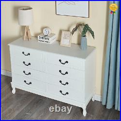 Home Chests of Drawers 8 Drawers Dresser Wooden Storage Dressers for Girls US