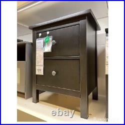 IKEA HEMNES 2-drawer chest, black-brown 21 1/4x26 BRAND NEW SOLID WOOD