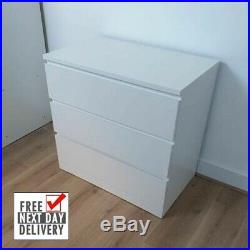 IKEA kullen Chest of 3 drawers White 70 x 72 cm