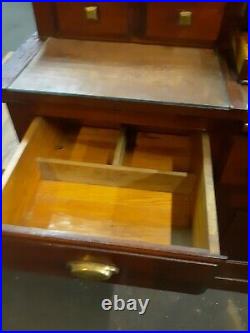 LARGE RARE Apothecary Drawer Antique Cabinet Box Chest