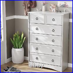 LGHM 6 Drawer Dressers for Bedroom, Chest of Drawers Furniture Organizer Storage