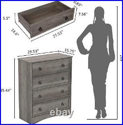 Large Chest Drawers 6 Drawer Dresser For Bedroom Furniture Storage Cabinet