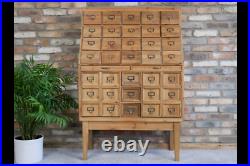 Large Storage Unit Chest of Drawers with Doors Wooden Cabinet Organiser Pine