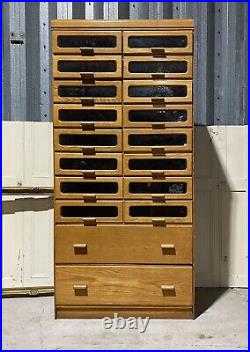 Large Vintage Haberdashery Chest Of Drawers Shop Display Storage Unit