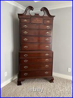 Lexington Arnold Palmer Home Mahogany Highboy Chest Drawers 554-313 Tall Dresser
