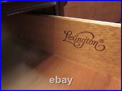Lexington Serpentine Front Dresser, 12 Drawer Low Chest