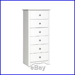 Lingerie Chest Of Drawers Dresser Tall White Clothes Organizer Storage Closet