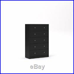 May 5 Drawer Chest, Black