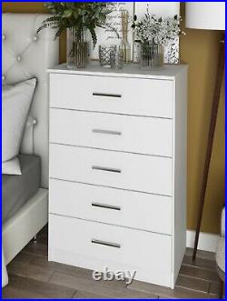 Metro 100% Solid Wood 5-Drawer Chest by Palace Imports