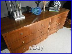 Mid-Century Curved & Straight Front, McCobb/Probber dresser, Chest of Drawers
