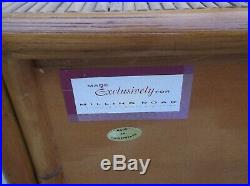 Milling Road (Baker Furniture) Palm Beach Regency Faux Bamboo 7 Drawer Chest