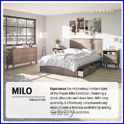 Milo 4-drawer Chest, Drifted Gray