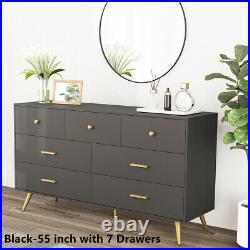 Modern Dresser Chest of Drawers with 6 7 Drawers Storage Organizer for Bedroom