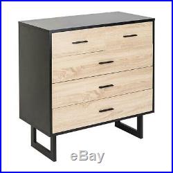 Modern Wood 5 Drawers Home Storage Dresser Chest Furniture