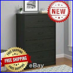 NEW 4-Drawer Modern Mainstays Dresser Chest Bedroom Storage Wood Furniture