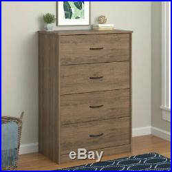 NEW 4-Drawer Modern Mainstays Dresser Chest Bedroom Storage Wood Furniture FAST