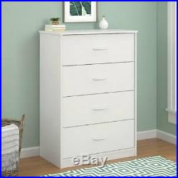 NEW 4-Drawer Modern Mainstays Dresser Chest Bedroom Storage Wood Furniture FAST