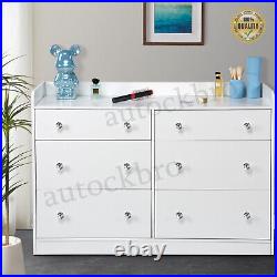 NEW Dresser 6 Drawers Storage Cabinet Organizer Closet Chest of Drawers Bedroom