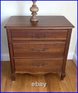 Near Mint! Ethan Allen Maison 3 Drawer Chest Nightstand #37-5436 #357 Country