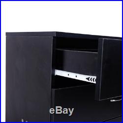 New 4 Drawer Chest Dresser Clothes Storage Bedroom Furniture Cabinet Black