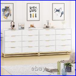 New 8 Drawer Chest Dresser Clothes Storage Bedroom Furniture Cabinet White
