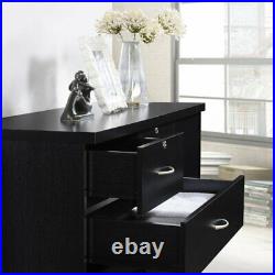 Pemberly Row 7 Drawer Chest in Black
