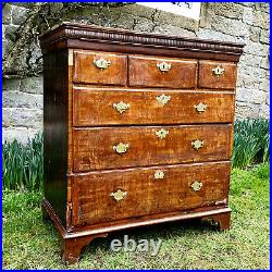 Queen Anne Walnut & Pine Inlaid Chest of Drawers C1710 (George I)