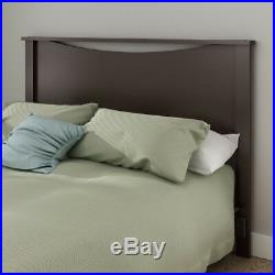 Queen Bedroom Set Brown 4 Pc Platform Storage Bed Drawers Chest Nightstand Wood