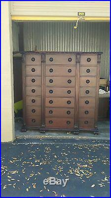 Ralph Lauren Polo Gentlemans chest 24 drawers mahogany