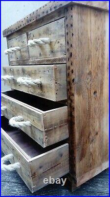 Reclaimed and Handmade Chunky Wooden Chest of Drawers for all Rooms